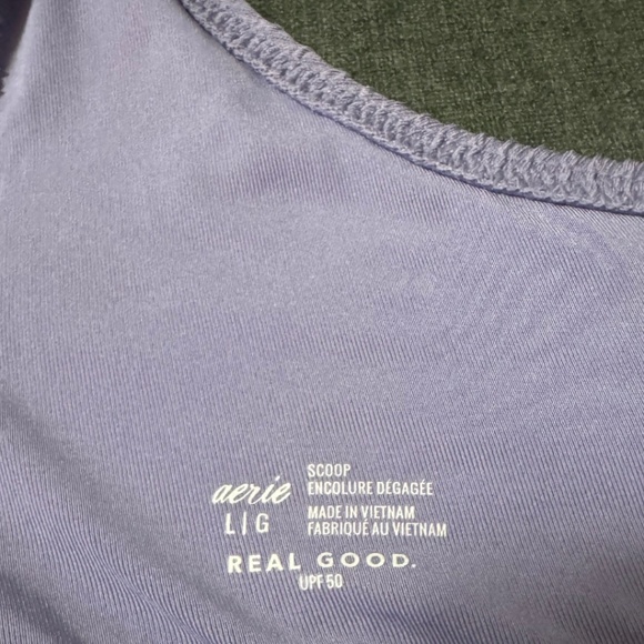 Purple Aerie Swim Scoop Bikini Top - Picture 2 of 3